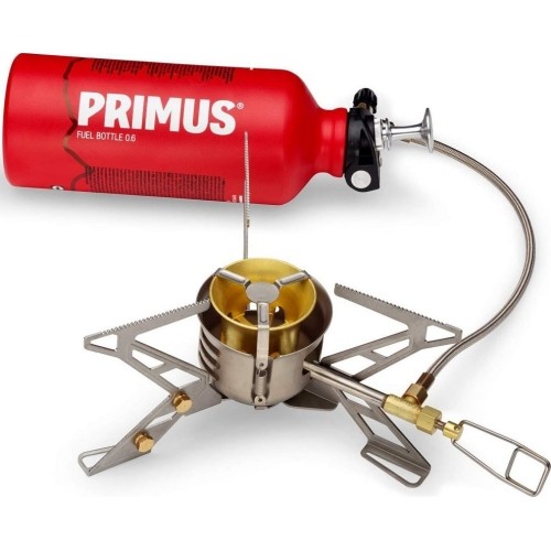 Multi-Fuel Stove Primus OmniFuel II w/ Fuel Bottle, ErgoPump & Pouch 0.6 L