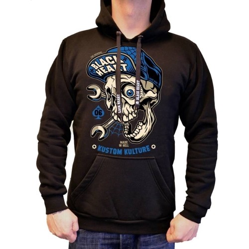 Hooded Sweatshirt BLACK HEART Mechanic Hood