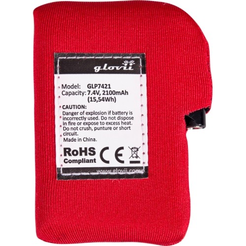 Replacement Battery for Heated Gloves & Caps Glovii GLP7421