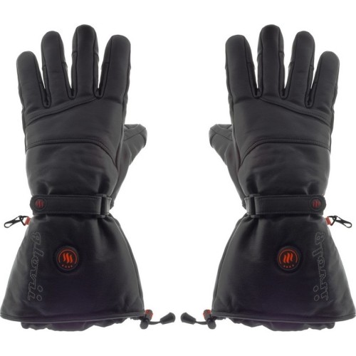 Heated Leather Ski and Moto Gloves Glovii GS5