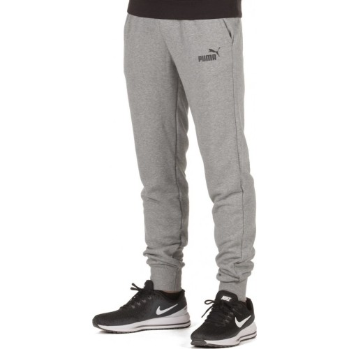 Puma Sportinės Kelnės Vyrams Ess Logo Pants Fl Grey 586714 03