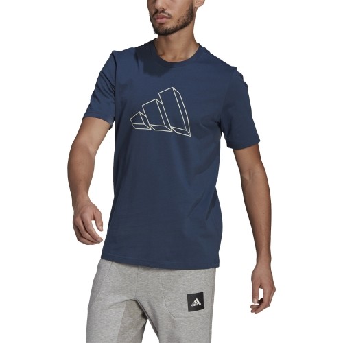 Adidas Marškinėliai Vyrams M Fi Gfx Tee Blue