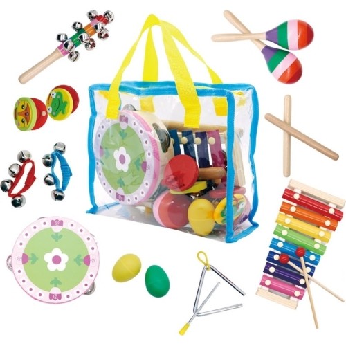 Music set 14 instruments + Ecotoys bag