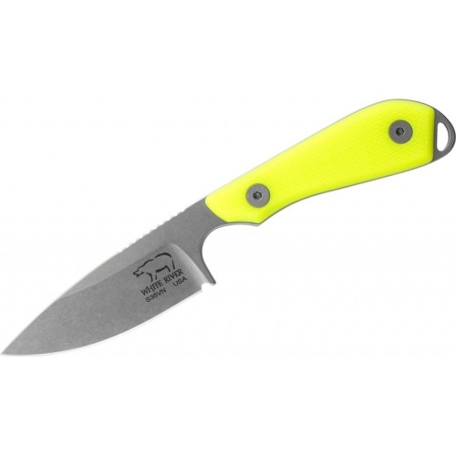 Knife White River M1 Backpacker Pro, Yellow