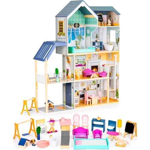 XXL Dollhouse Ecotoys Maya Residence