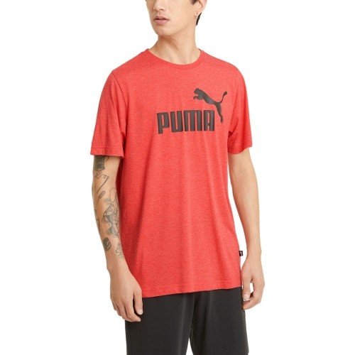 Puma Marškinėliai Vyrams Ess Heather Tee Coral