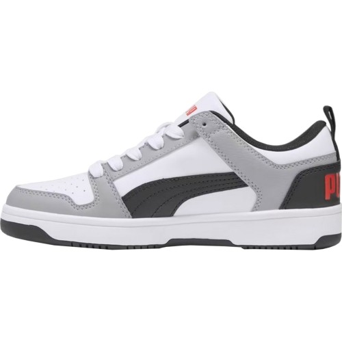 Puma Avalynė Rebound Layup Lo SL Jr White Black Grey 370490 20