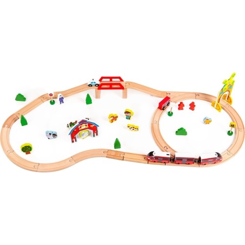 Wooden Train Track Ecotoys, battery operated