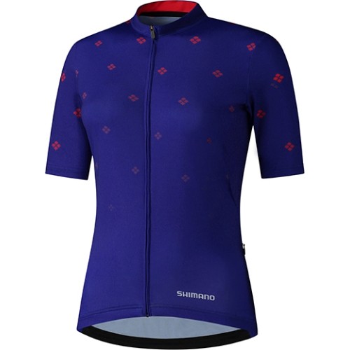 Women's Cycling Jersey Shimano Sumire, Size L, Navy Blue