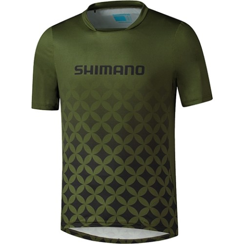 Bicycle Jersey Shimano Myoko S.S., Khaki, Size M