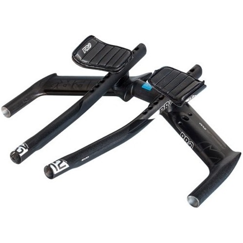 Bicycle Aerobar Missile EVO Carbon J-bend Ext., Large Armr., Black