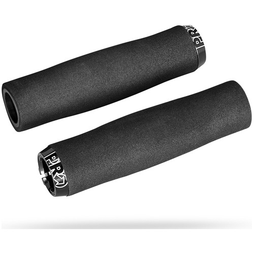 Bicycle Handlebar Grips PRO Ergonomic Lock On Sport, Black, 34.5mm/133mm