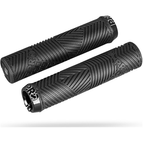 Bicycle Handlebar Grips PRO Dual Lock Sport, Black, 30mm/132.5mm