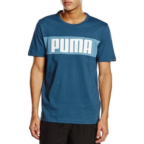 Puma Marškinėliai Power Block Dry Tee Blue