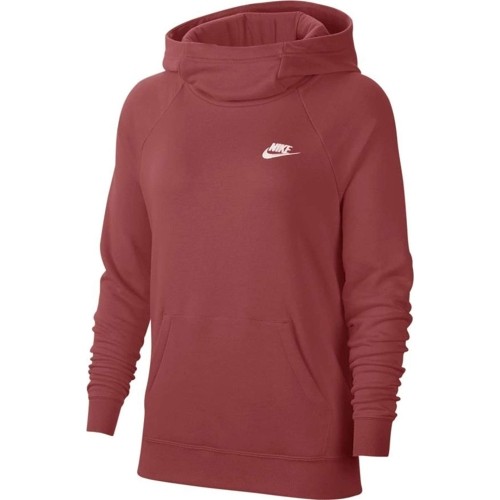 Nike Džemperis Moterims Nsw Essntl Flc Fnl Hoodie Bordeaux