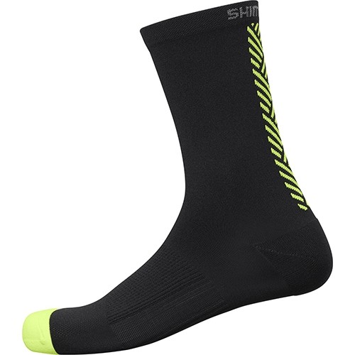 Tall Socks Shimano, L-XL(45-48), Black/Yellow