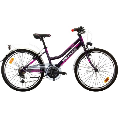 Bicycle SHOCKBLAZE Jessy 24", Size 14" (35cm), Purple