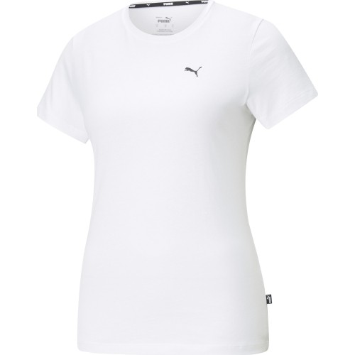 Puma Palaidinė Moterims Ess Small Logo Tee White