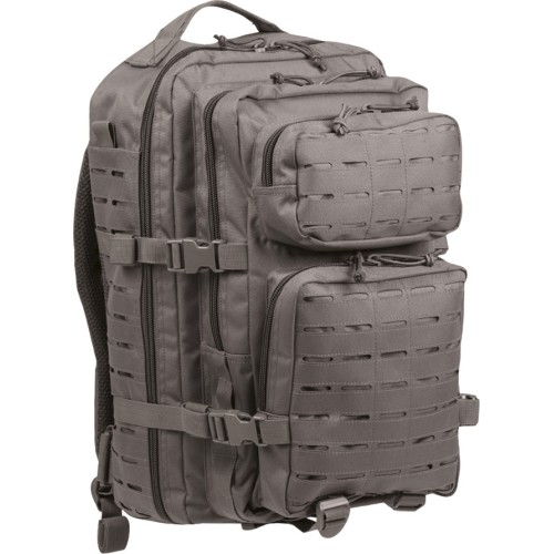 URBAN GREY OD LASER CUT ASSAULT BACKPACK LG