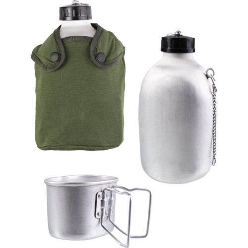 FRENCH 1,3LTR CANTEEN W.CUP AND COVER