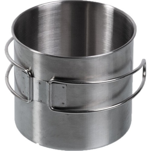 STAINLESS STEEL MUG 600ML (WIRE HANDLE)