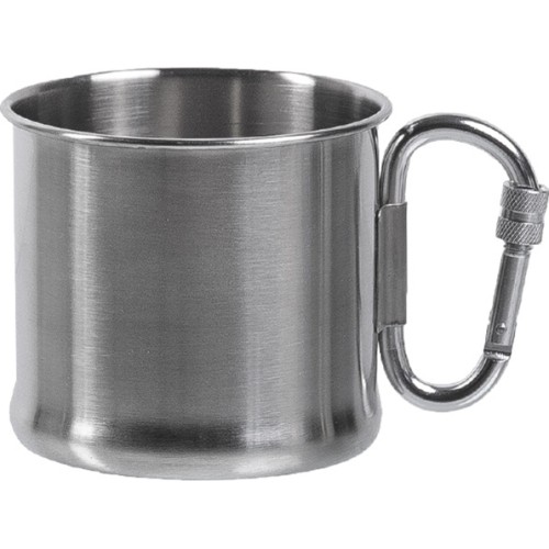 500ML S/STEEL KARABINER CUP