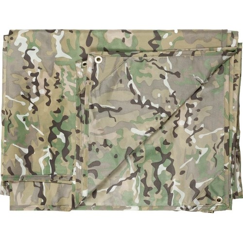 Plandeka turystyczna namiotowa przeciwdeszczowa MFH Tarp, Operation Camo, 300x300 cm