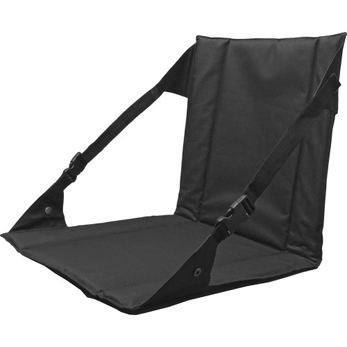 Turystyczna podkładka do siedzenia z opraciem Outdoors Travelchair - czarna