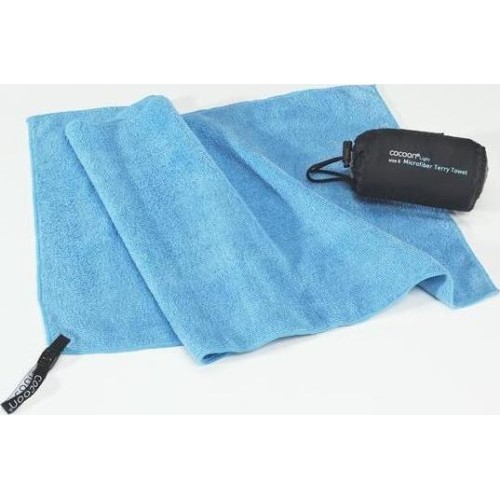 Microfiber Terry Towel Cocoon, Blue, Size M