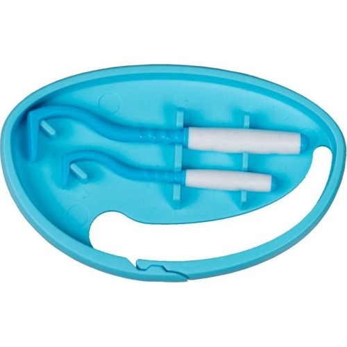 Tick Twister Clipbox tick traps with key ring, blue 2 pcs.