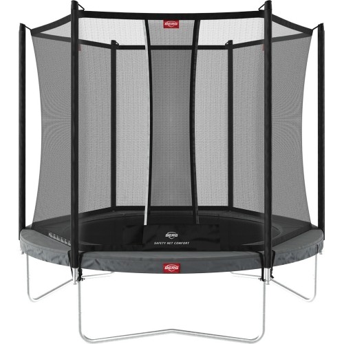 Trampolina ogrodowa BERG Favorit Regular z siatką Comfort - 200 cm, szara