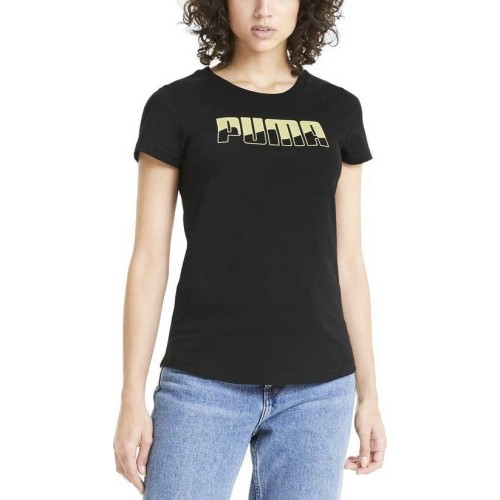 Puma Palaidinė Moterims Rebel Graphic Tee Black