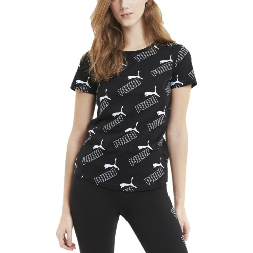 Puma Palaidinė Moterims Amplifid Aop Tee Black