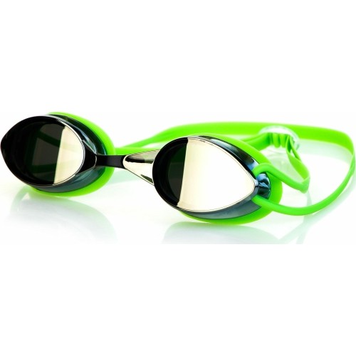 Swimming goggles with two stripes green Spokey SPARKI