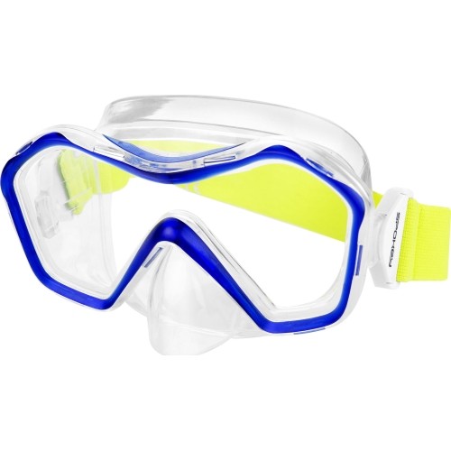 Diving mask blue yellow Spokey PERCH