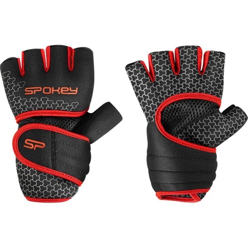 Fitness gloves red Spokey LAVA