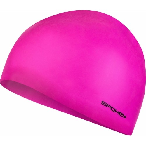 Silicone swimming cap pink Spokey SUMMER CUP