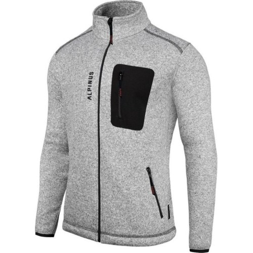 Alpinus Svene grey men's fleece sweatshirt