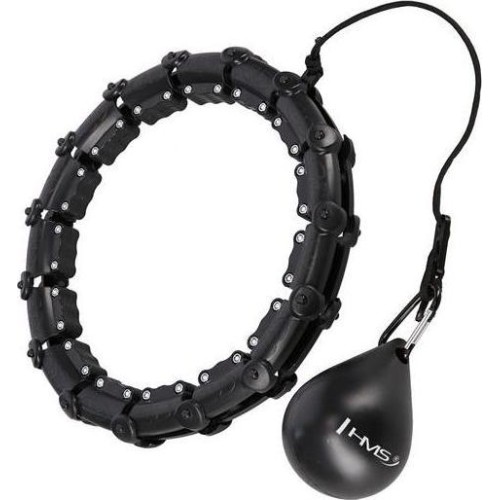 HHW02 HULA HOP BLACK WITH WEIGHT HMS