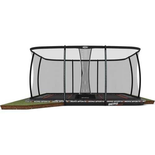 BERG SPORTS Ultim Pro Bouncer FlatGround 5x5 + Safety Net XL