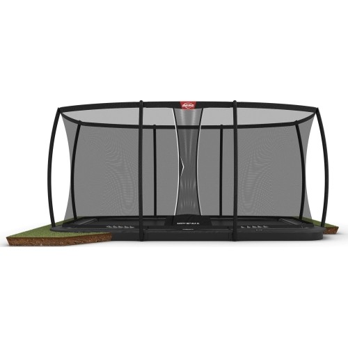 BERG Ultim Elite FlatGround 500 Grey + Safety Net DLX XL