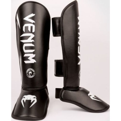 Venum Challenger Kids Shin Guards - Black/White