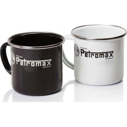 Enamelled Steel Cup Petromax, Black