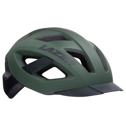 Kask rowerowy Lazer Cameleon Mips, rozmiar M, ciemnozielony matowy