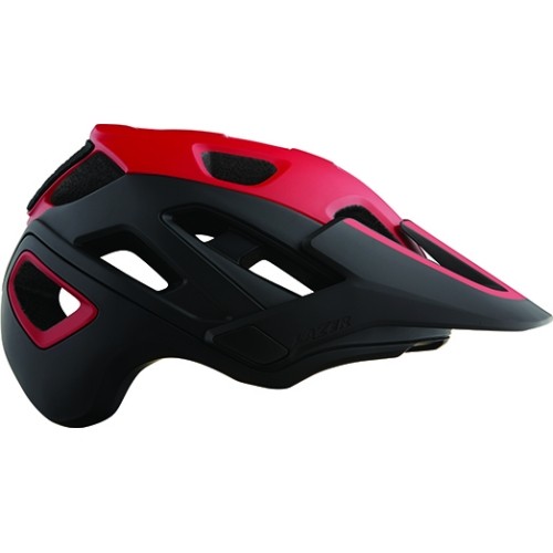 Kask rowerowy Lazer Jackal, rozmiar M, czerwony/czarny