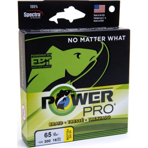 Braided Line PowerPro, Green, 135m, 0.23mm, 15kg