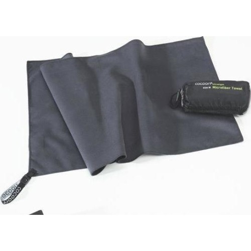 Microfiber Towel Cocoon, Grey, Size L