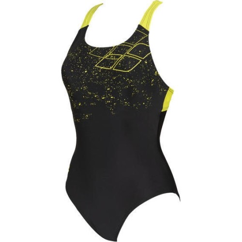 One-Piece Swimsuit For Women Arena W Lightning B Swim Pro, Black