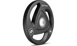 Ogumowane obciążniki Talerze olimpijskie UpForm HQ - 5 kg