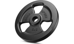 Cast Iron Weights Set Marbo, 60kg / 2x15kg + 2x10kg + 2x5 kg